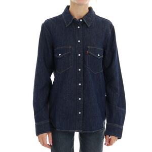 CAMICIA ICONIC WESTERN BLU